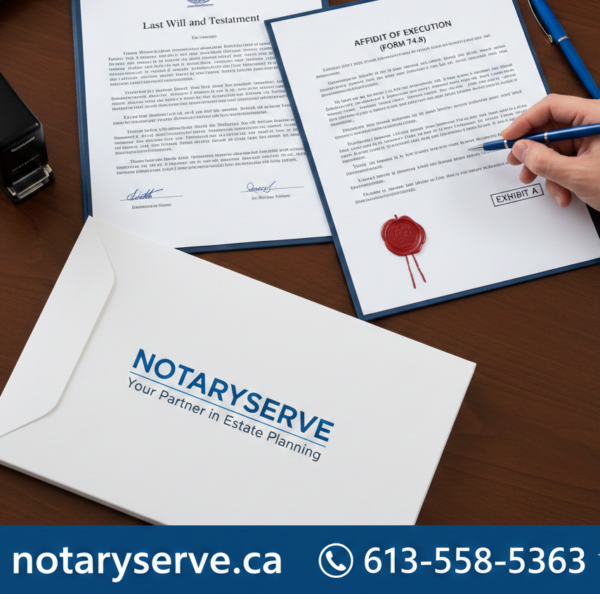 Wills and Affidavit of Execution, Ontario probate